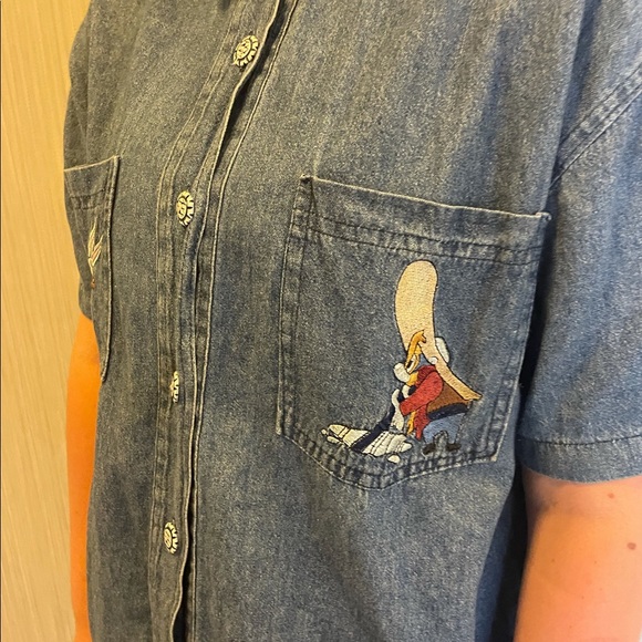 Bugs Bunny Denim button up - Picture 2 of 3
